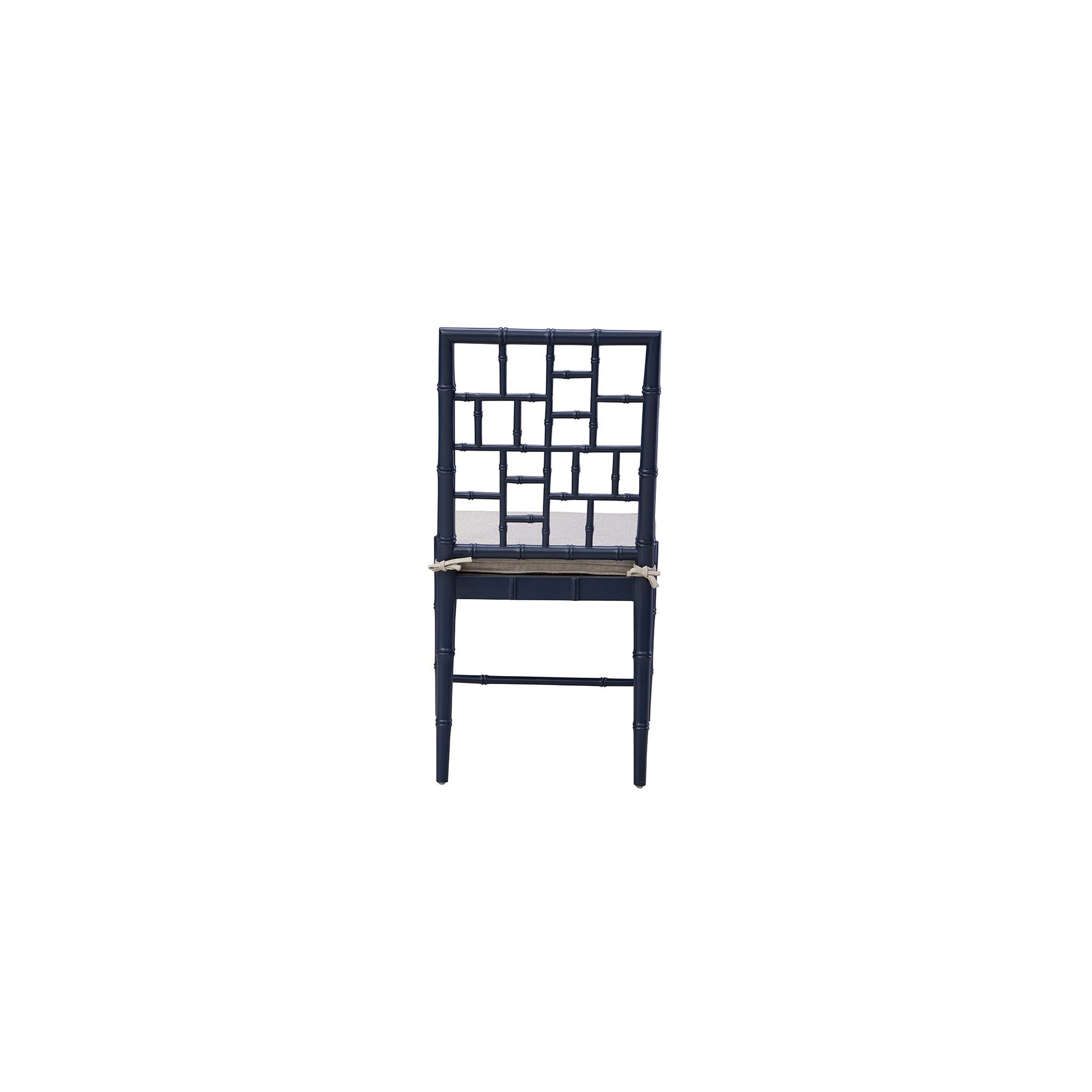 Blue Hugo Side Chair - 22' detail view by Furniture Classics at ZIN Home