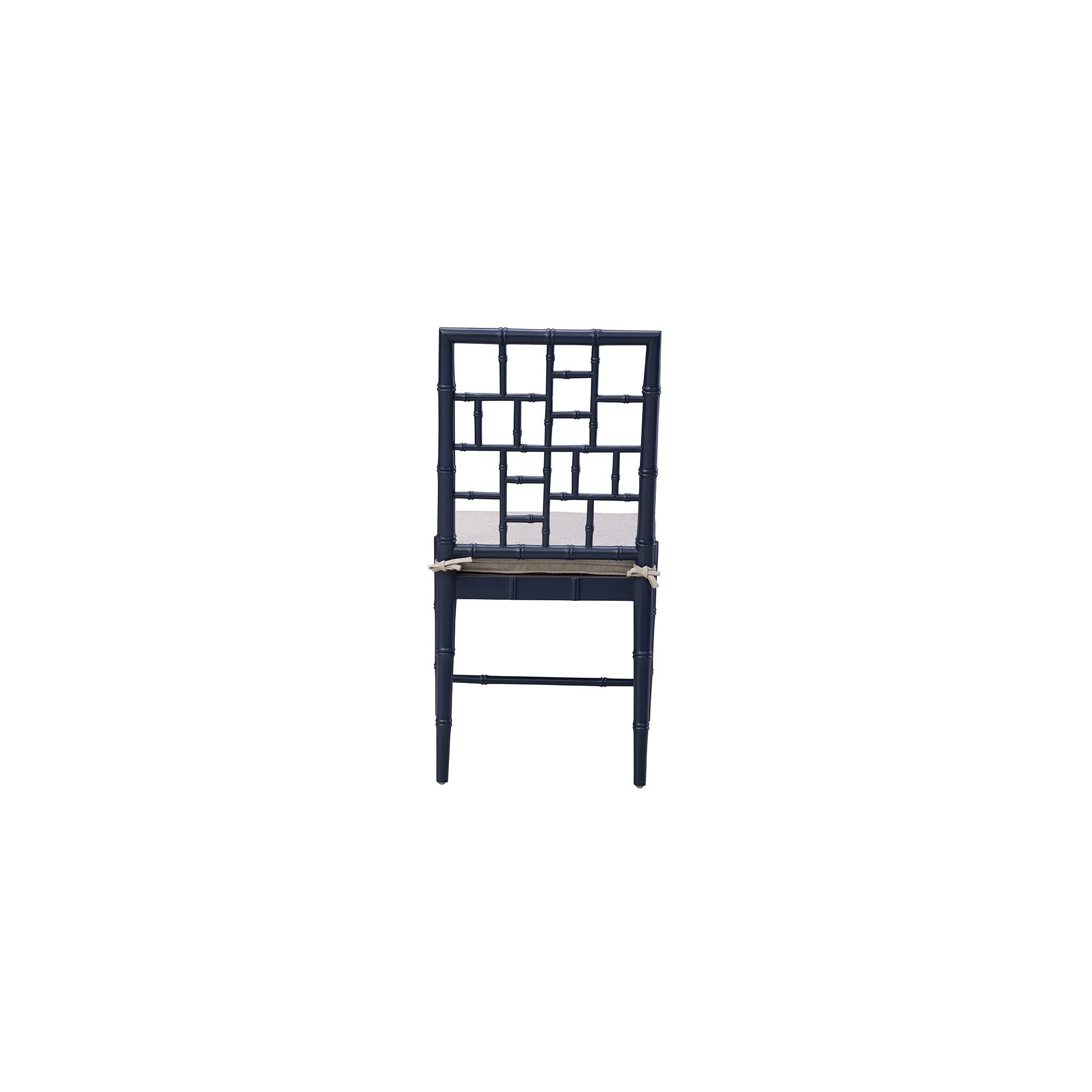 Blue Hugo Side Chair - 22' detail view by Furniture Classics at ZIN Home