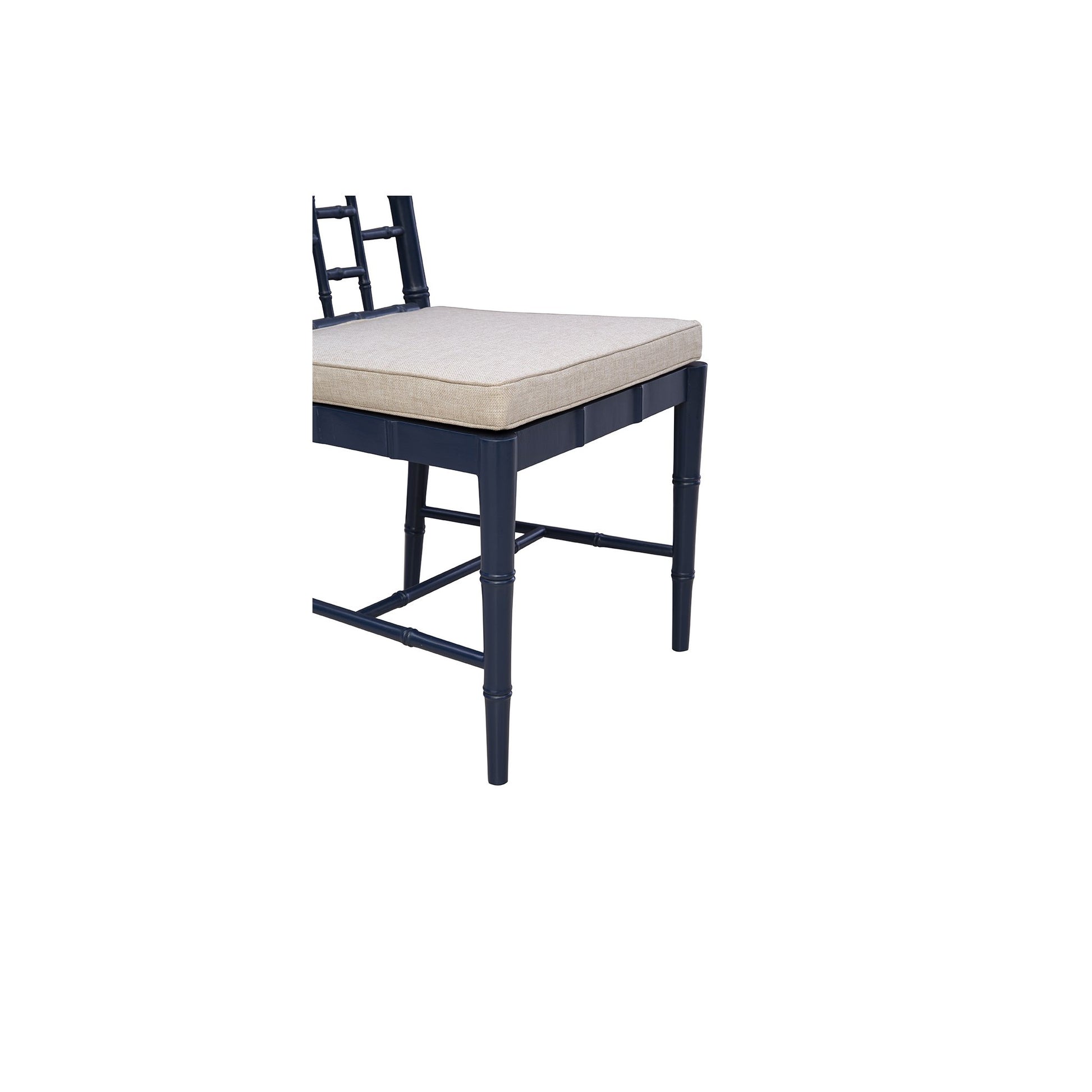 Blue Hugo Side Chair - 22' detail view by Furniture Classics at ZIN Home