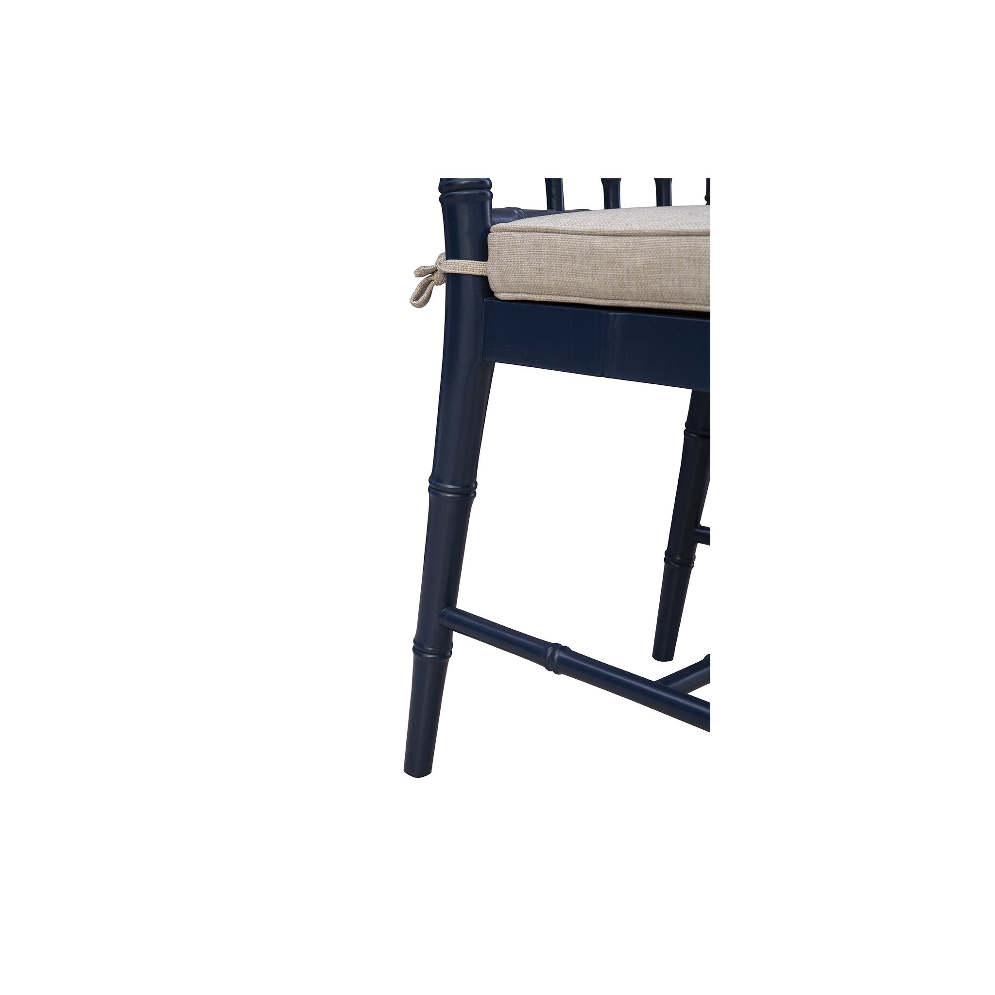 Blue Hugo Side Chair - 22' detail view by Furniture Classics at ZIN Home