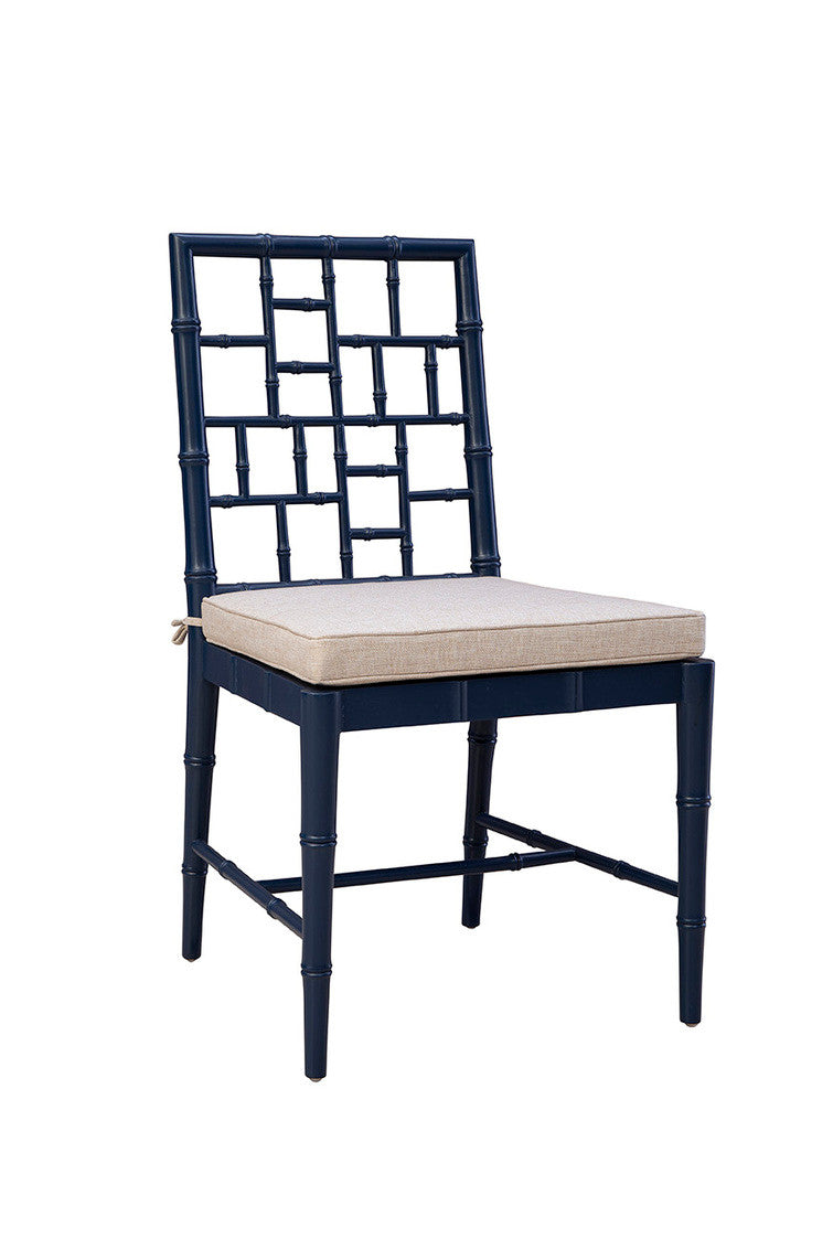 Blue Hugo Side Chair - 22'