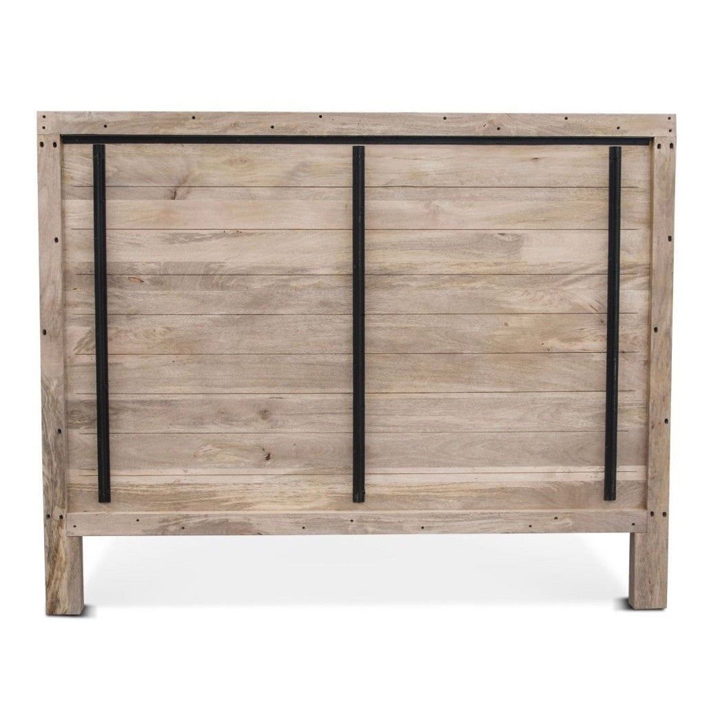 Marrakesh Solid Wood Hand-carved Queen Bed
