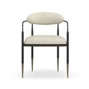 Epoch Armchair Champagne Gold 23" by Caracole