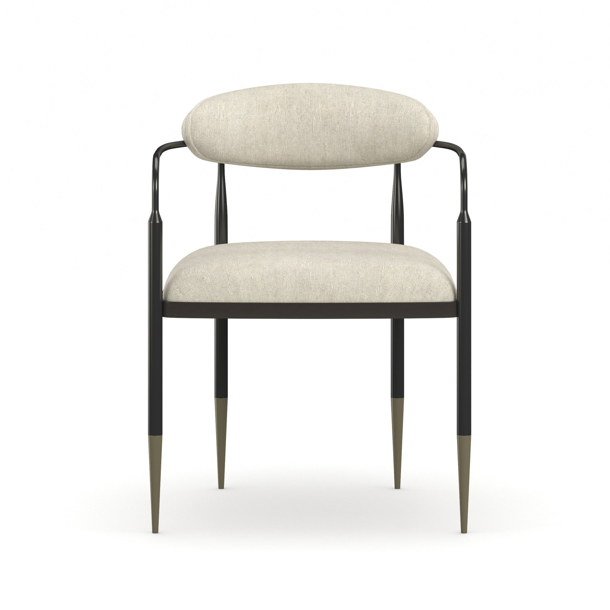 Epoch Armchair Champagne Gold 23" by Caracole