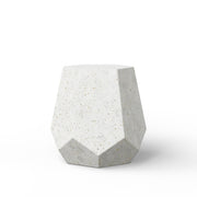 Mixx - Faceted Stool - Ivory Terrazzo