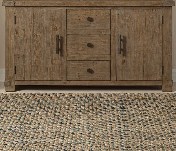 Farmhouse Reclaimed Wood Credenza Sideboard 63"