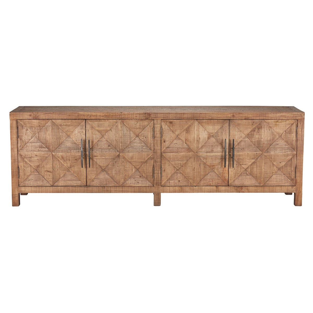 Spanish Farmhouse Reclaimed Wood 4 Door Sideboard 103"