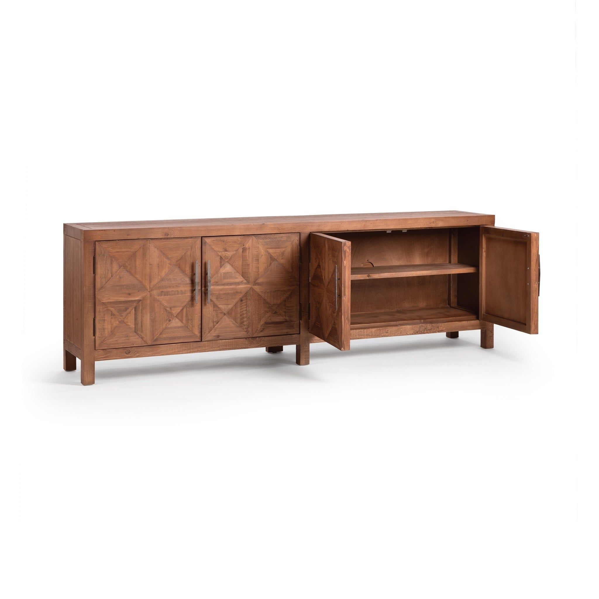 Elani 4 Door Cabinet - Brown