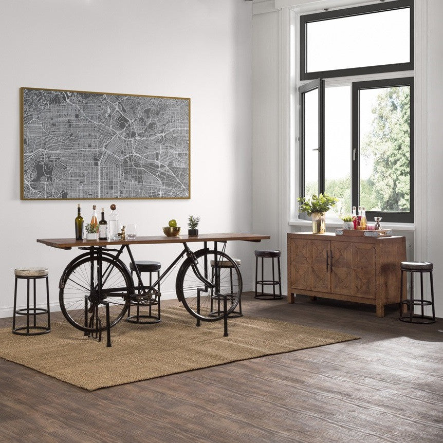 Spanish Farmhouse Reclaimed Wood 2 Door Sideboard 53"