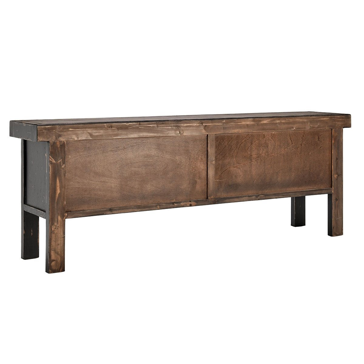 Lahey 11 Drawer Console Table - Mission Brown