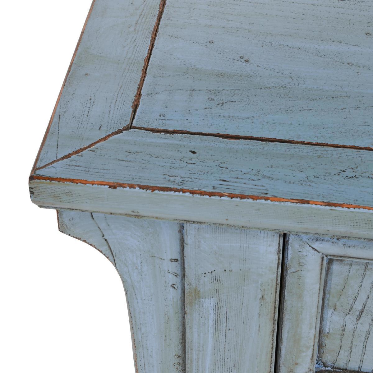 Crafton 3 Drawer 4 Door Cabinet - Blue