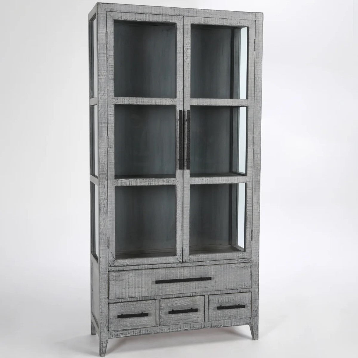 Simon Antique Blue Tall Cabinet