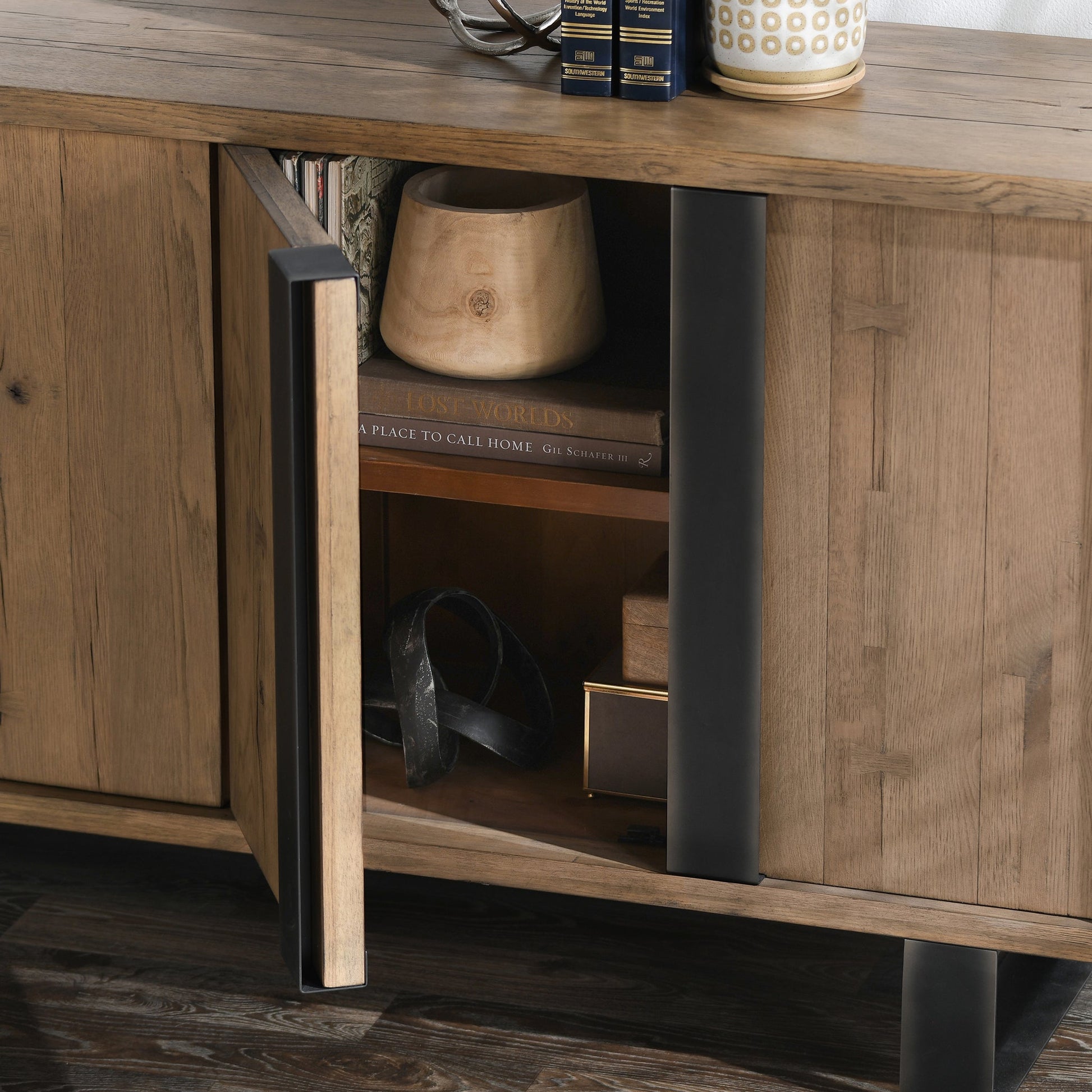 Danica 4 Door Buffet - Cafe Brown