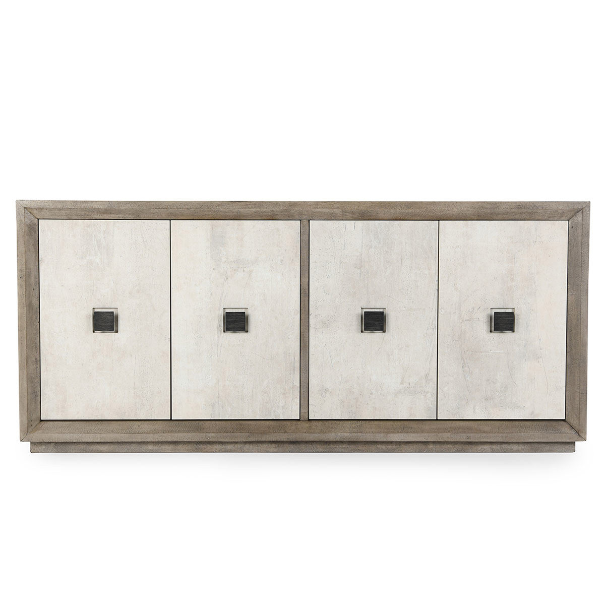 Denver 4 Door Cabinet Distressed - Gray/Antique White - Distressed Gray/Antique White