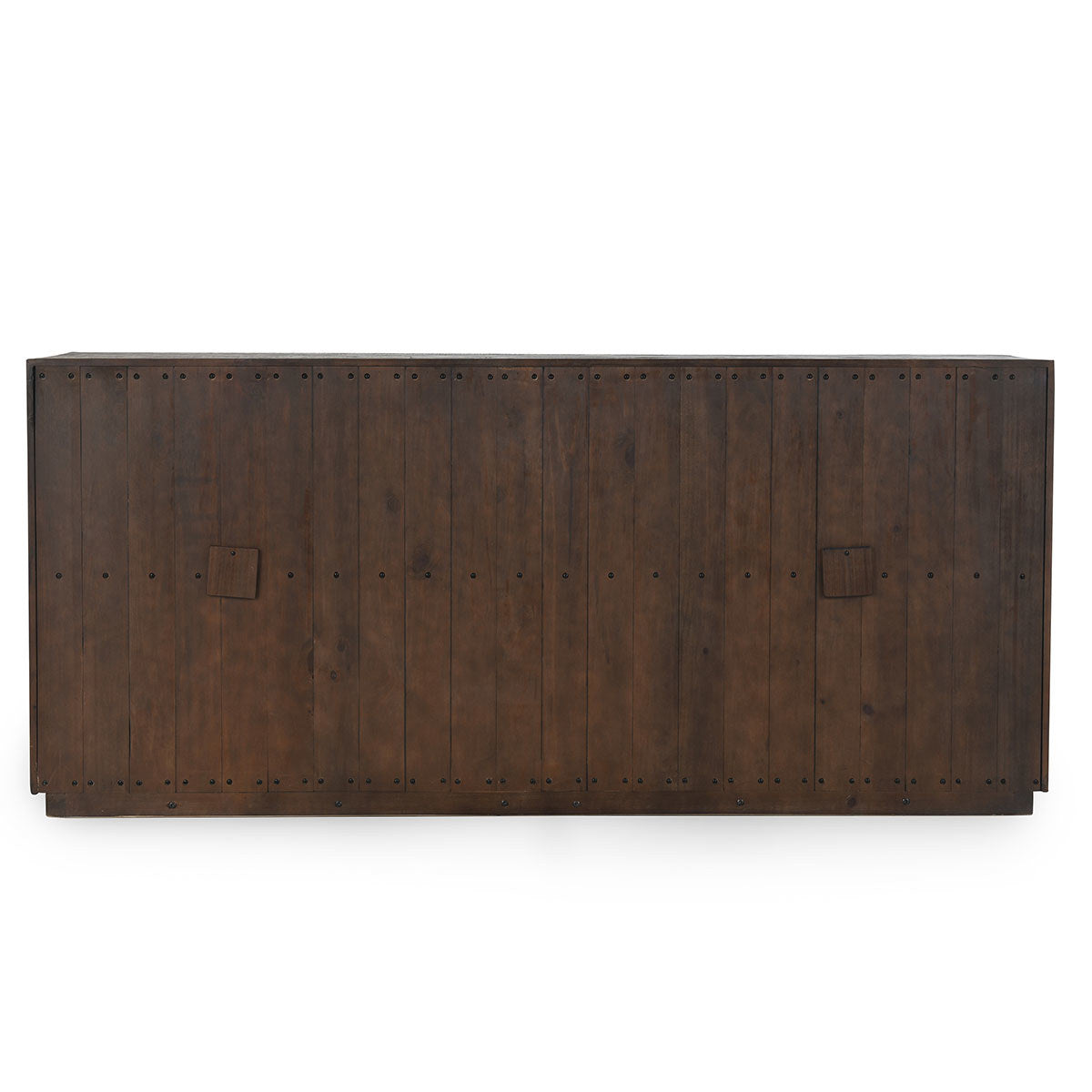 Denver 4 Door Cabinet Distressed - Gray/Antique White - Distressed Gray/Antique White
