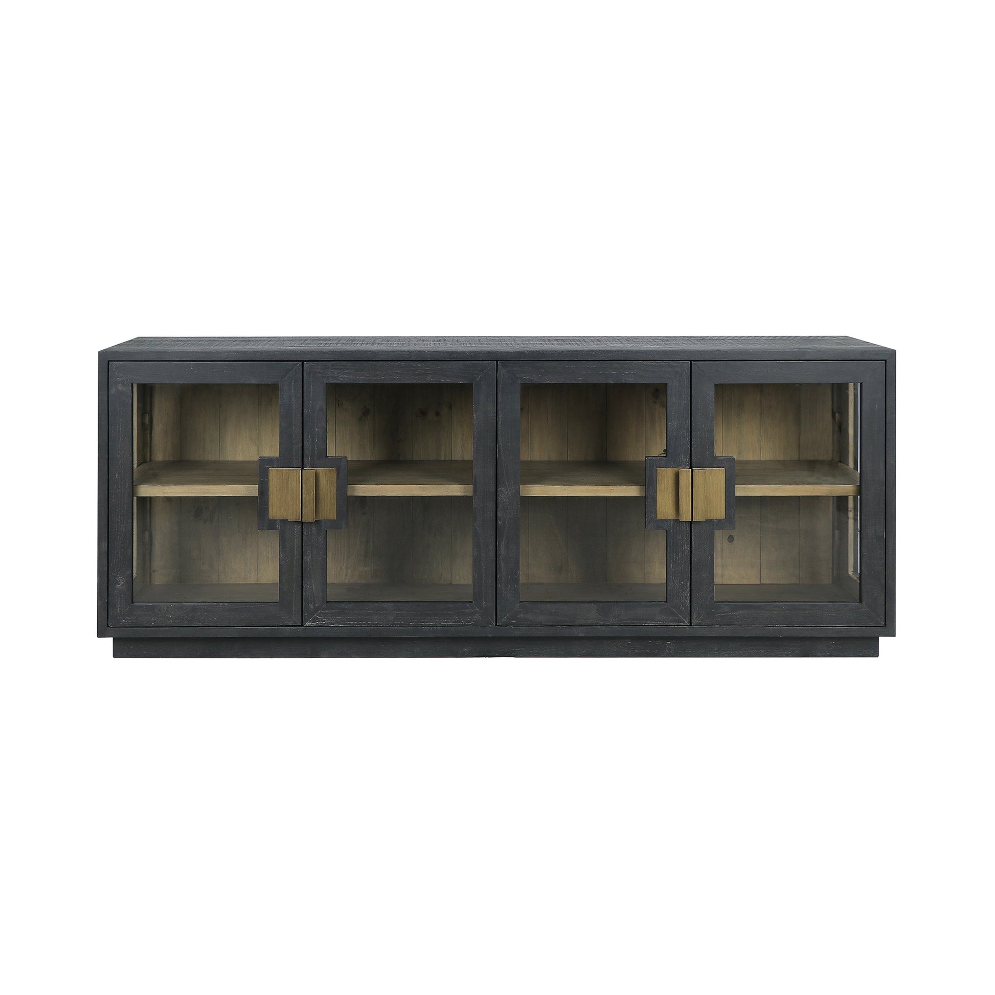 Larson 4 Door Cabinet - Carbon Black