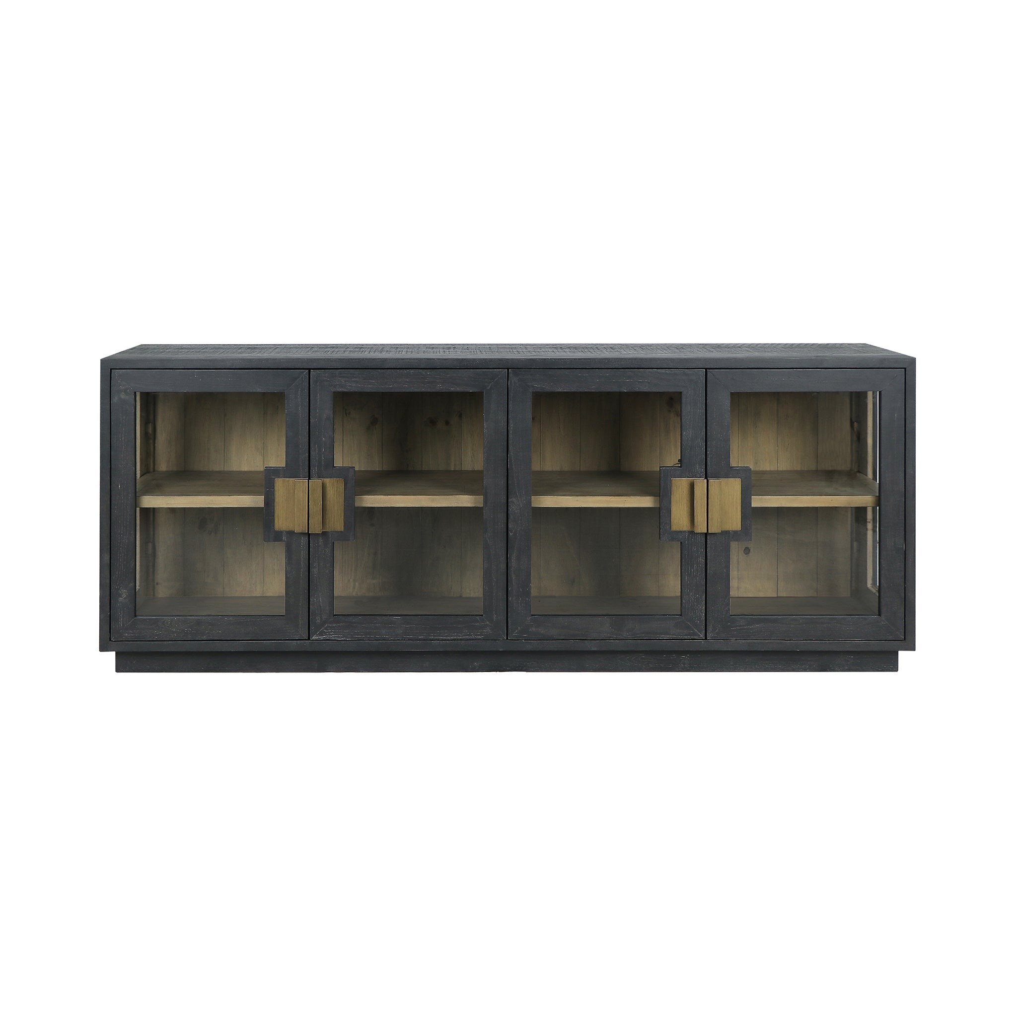Larson 4 Door Cabinet - Carbon Black