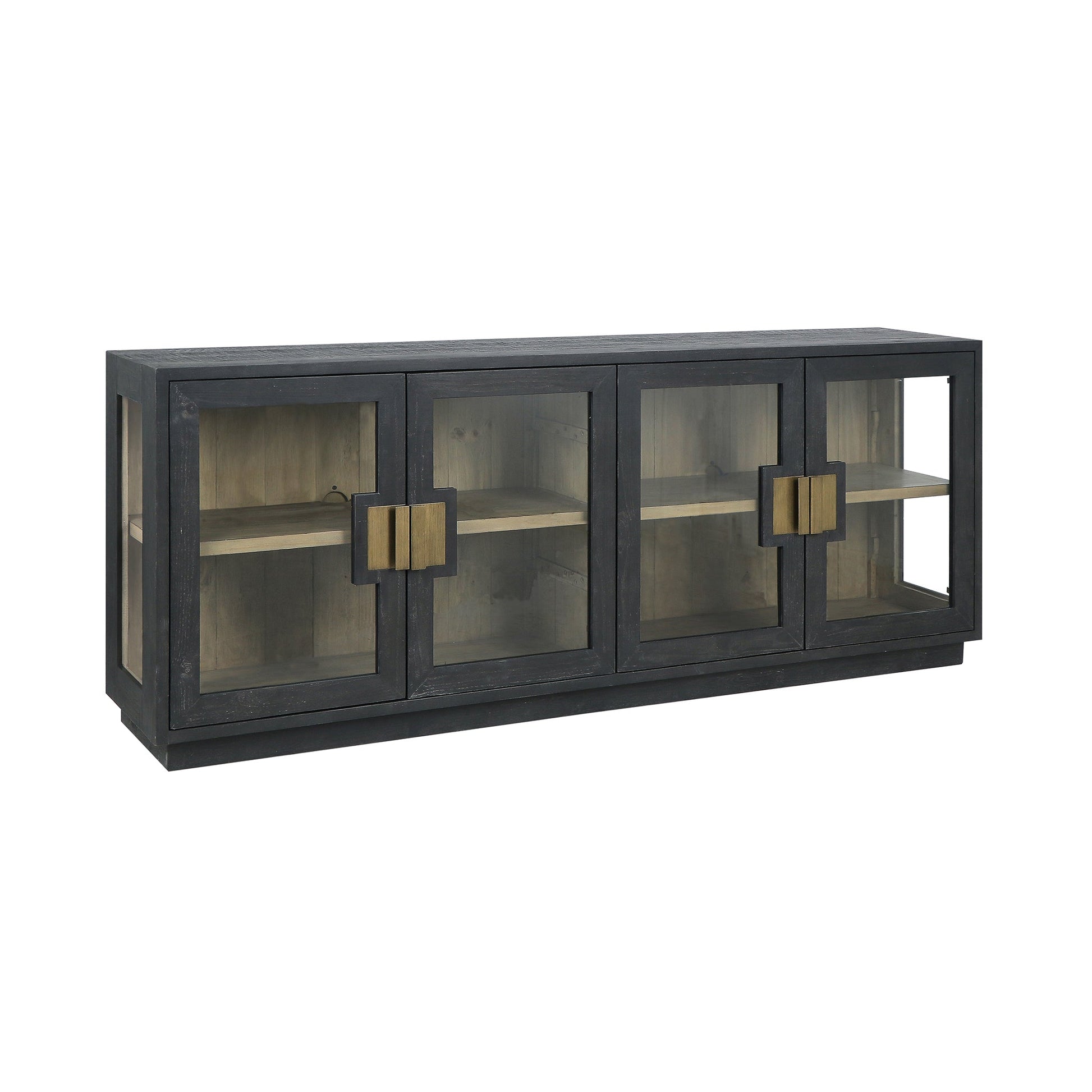 Larson 4 Door Cabinet - Carbon Black