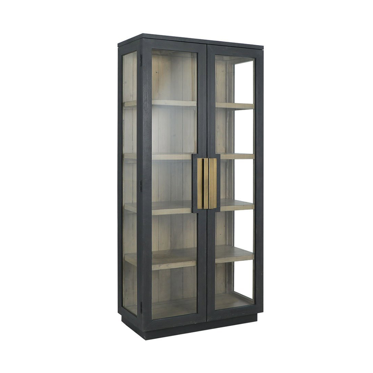 Larson Display Cabinet - Carbon Black