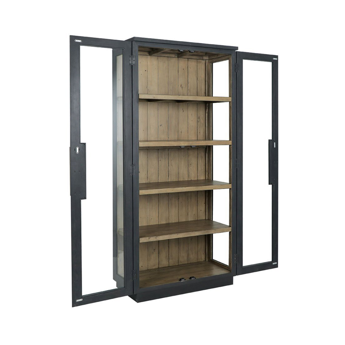 Larson Display Cabinet - Carbon Black