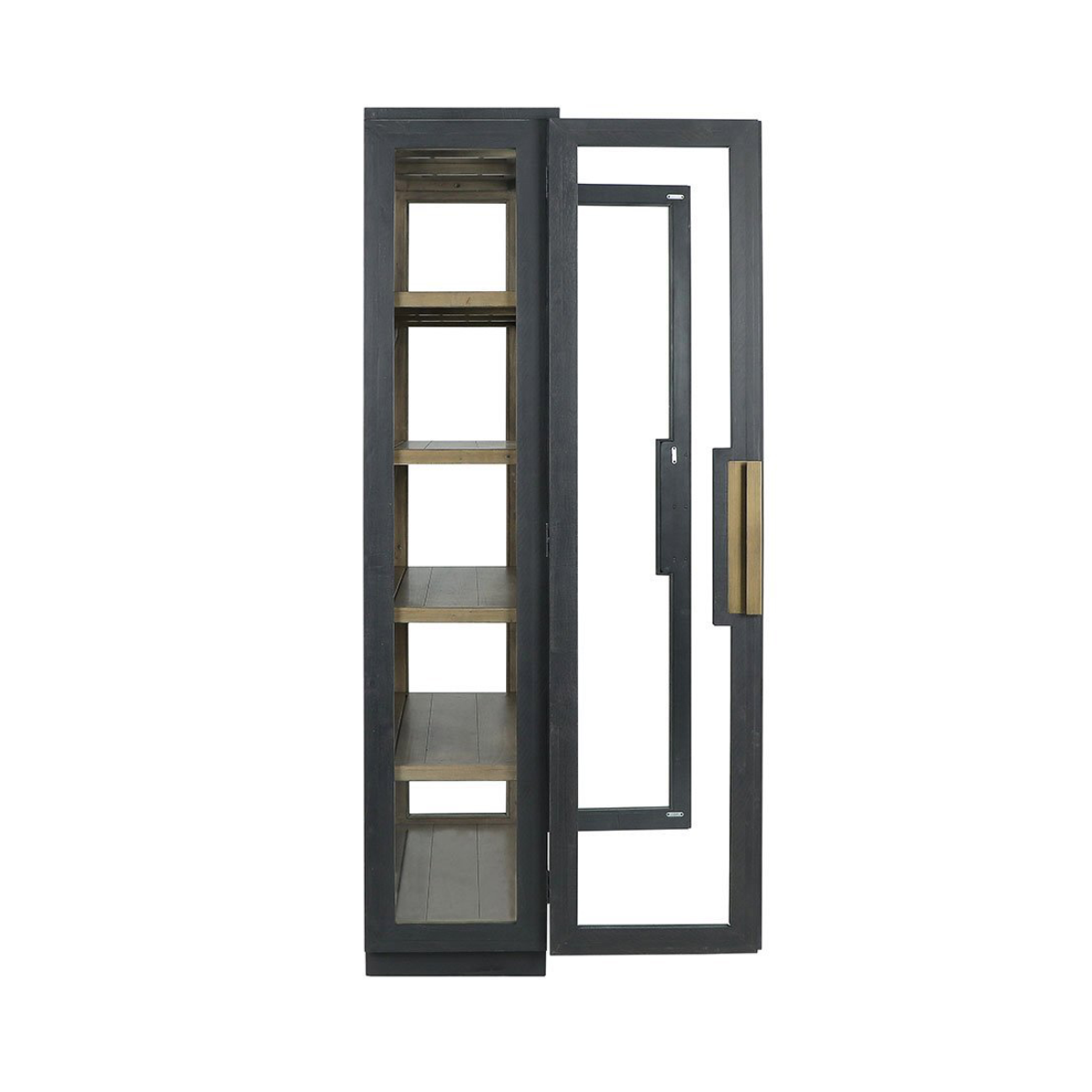 Larson Solid Wood Tall Cabinet