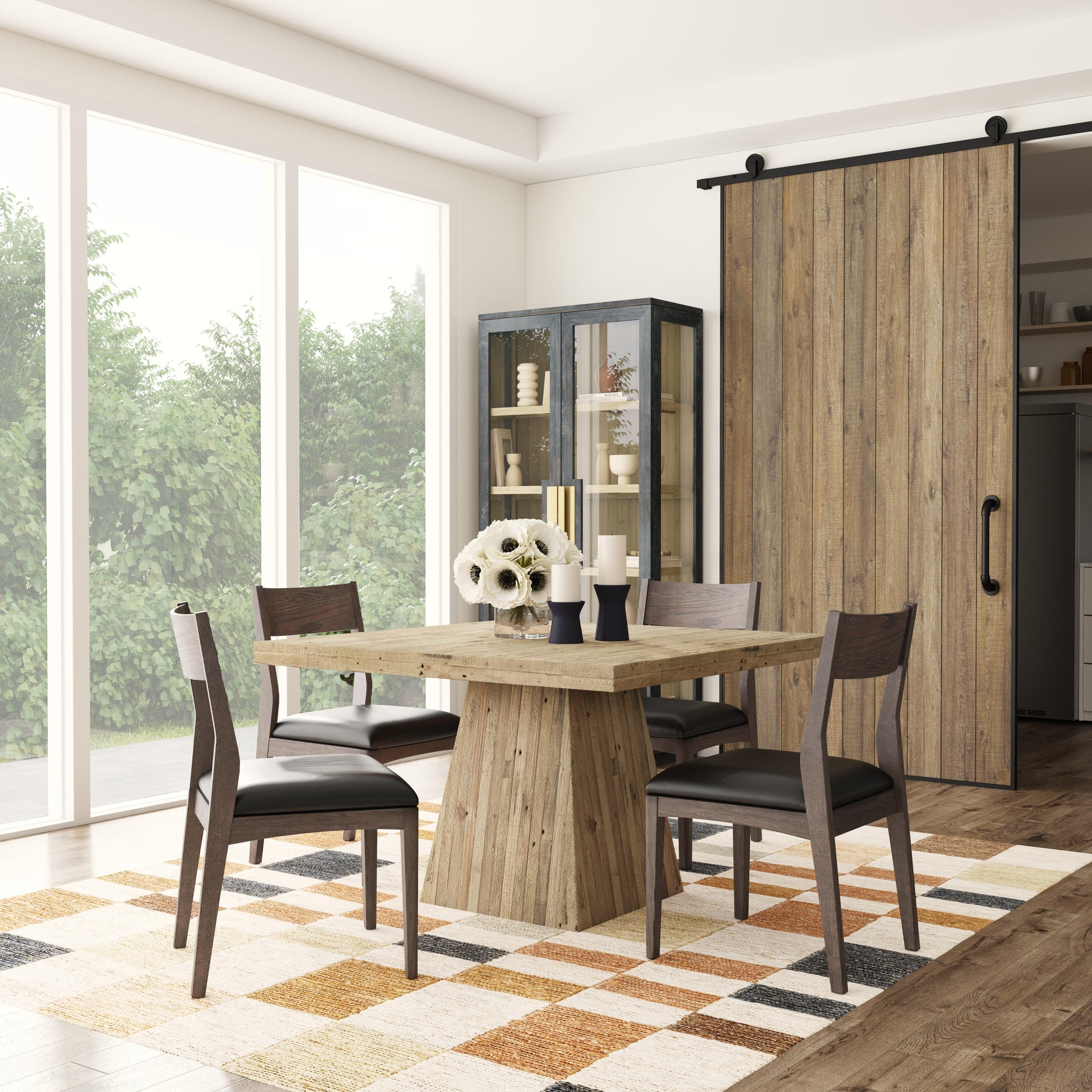 Larson Display Cabinet - Carbon Black