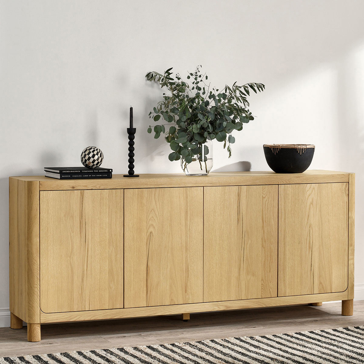Orlando 4 Door Buffet - Light Brown