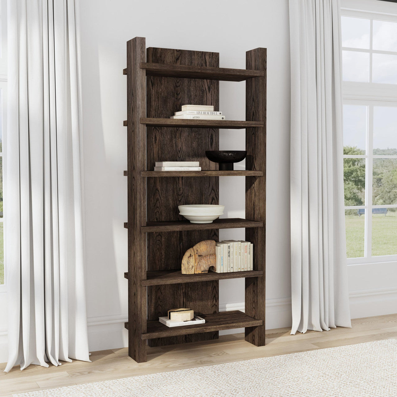 Doku Solid Wood Bookcase