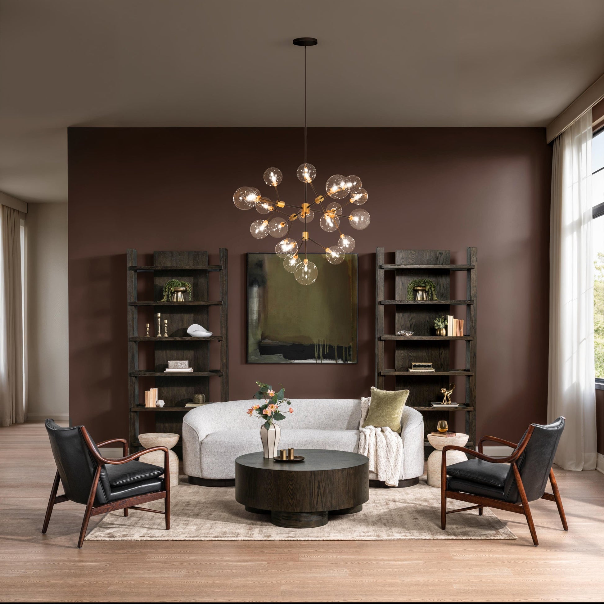 Doku Bookcase Coffee - Brown