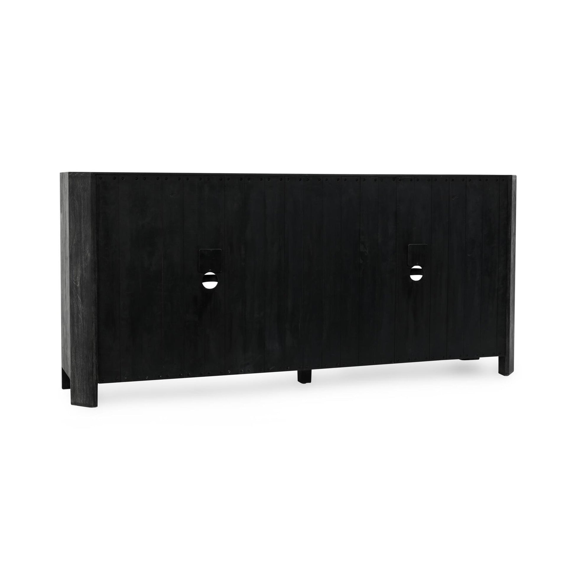 Macarthur 4 Door Cabinet - Aged Black - Antique Black