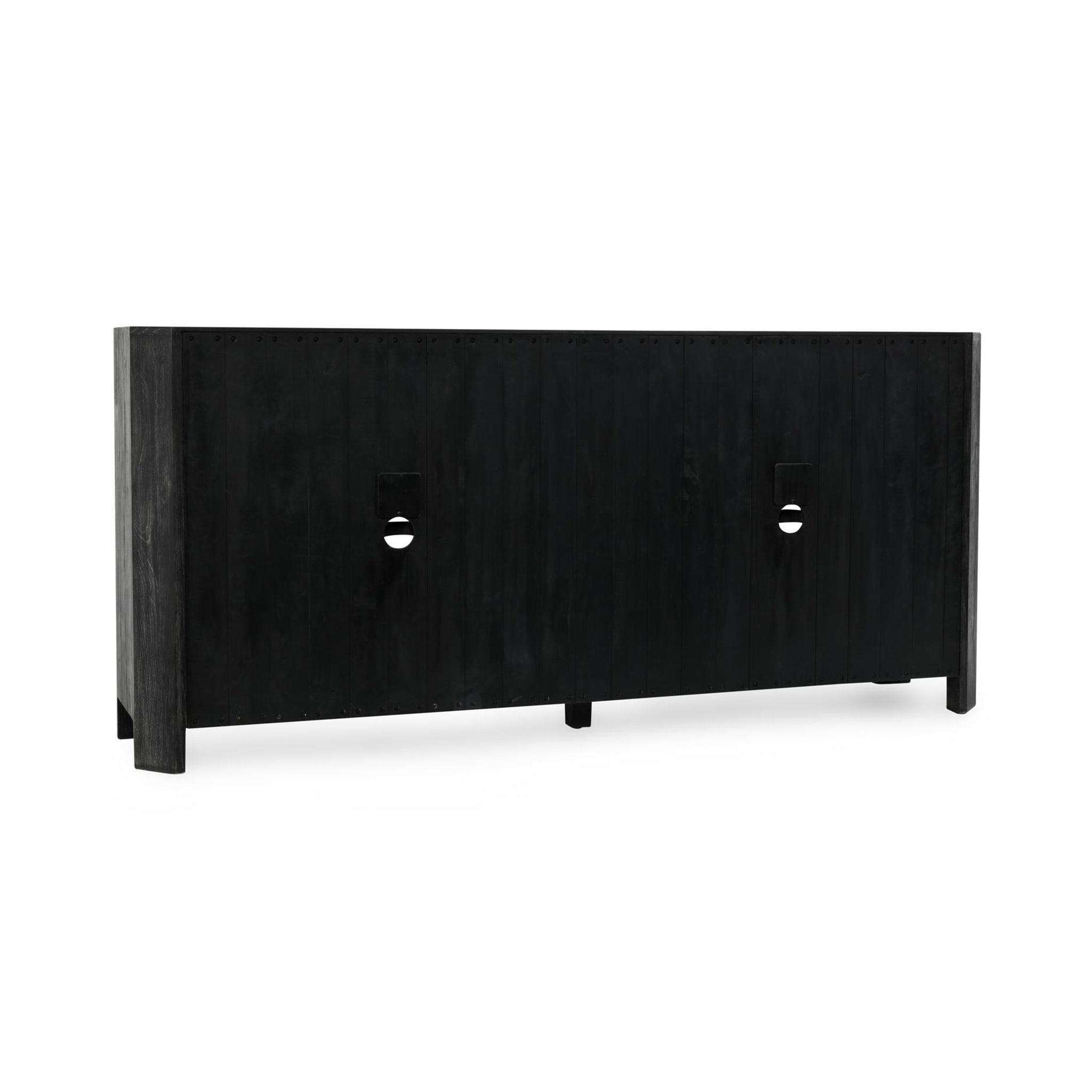 Macarthur 4 Door Cabinet - Aged Black - Antique Black