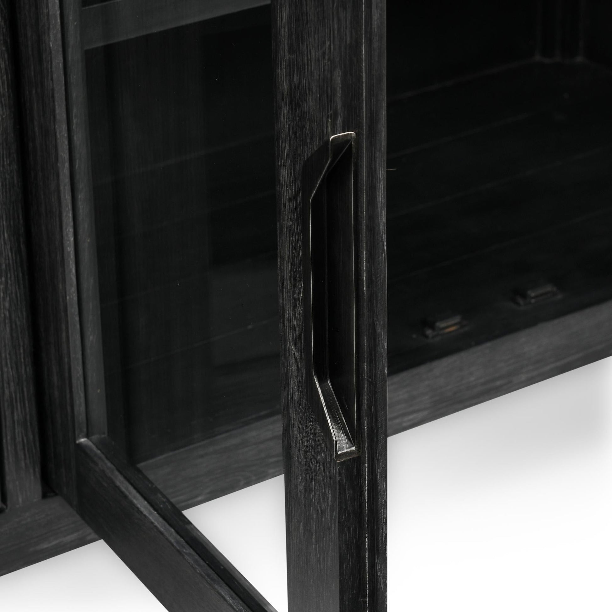 Macarthur 4 Door Cabinet - Aged Black - Antique Black