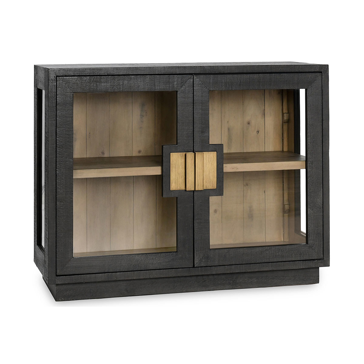 Larson 2 Door Cabinet - Carbon Black