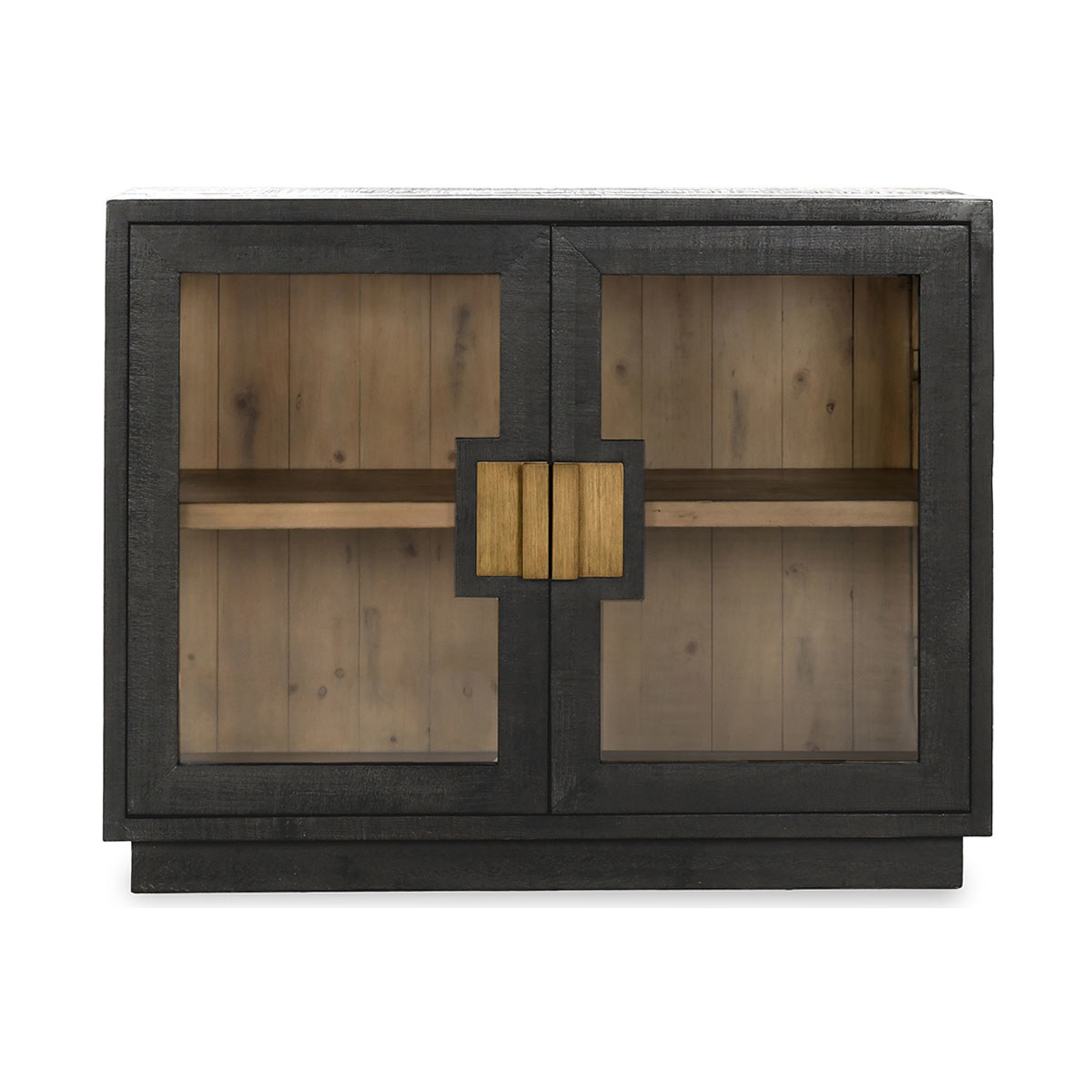 Larson 2 Door Cabinet - Carbon Black