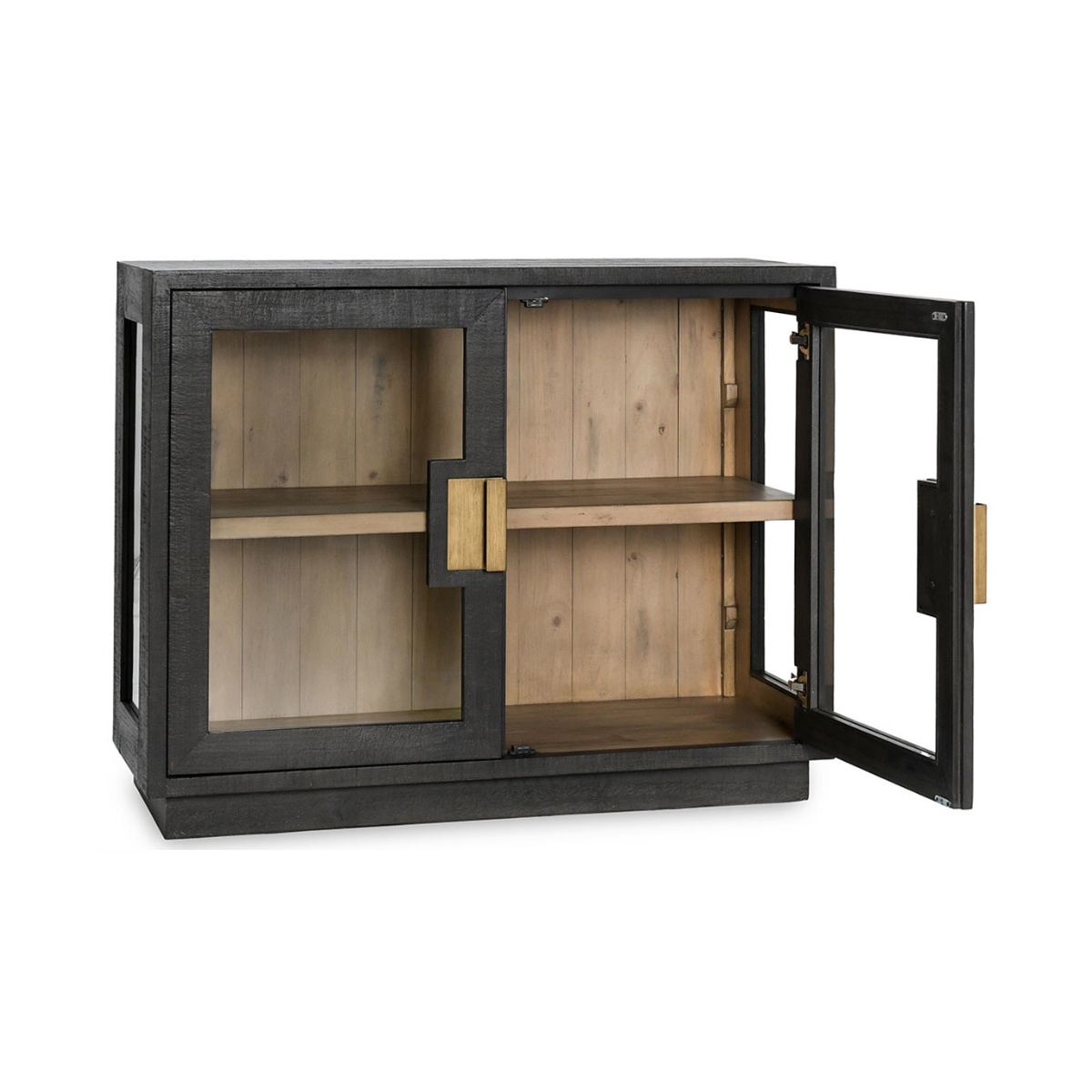 Larson 2 Door Cabinet - Carbon Black