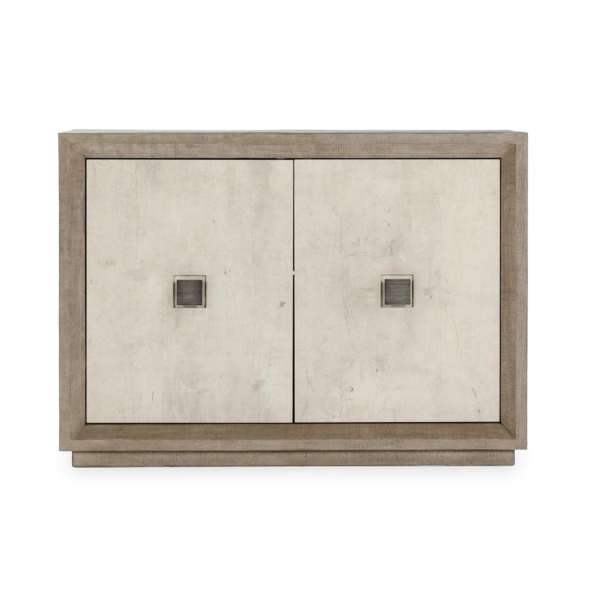 Denver 2 Door Cabinet Distressed - Gray/Antique White