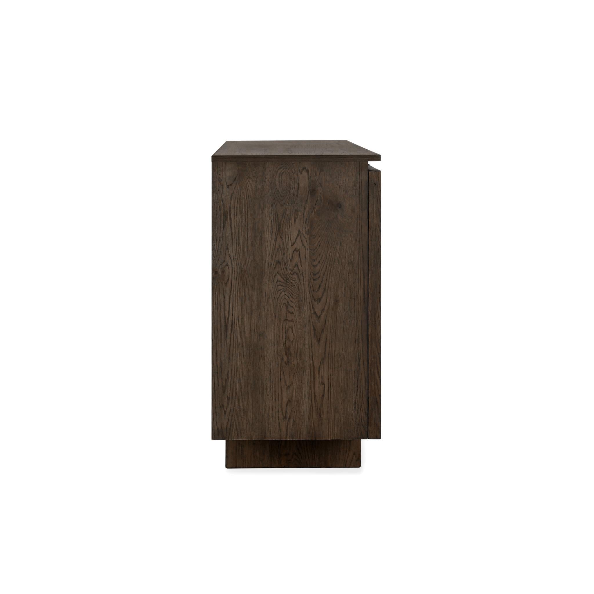 Roya 4 Door Cabinet - Toasted Brown