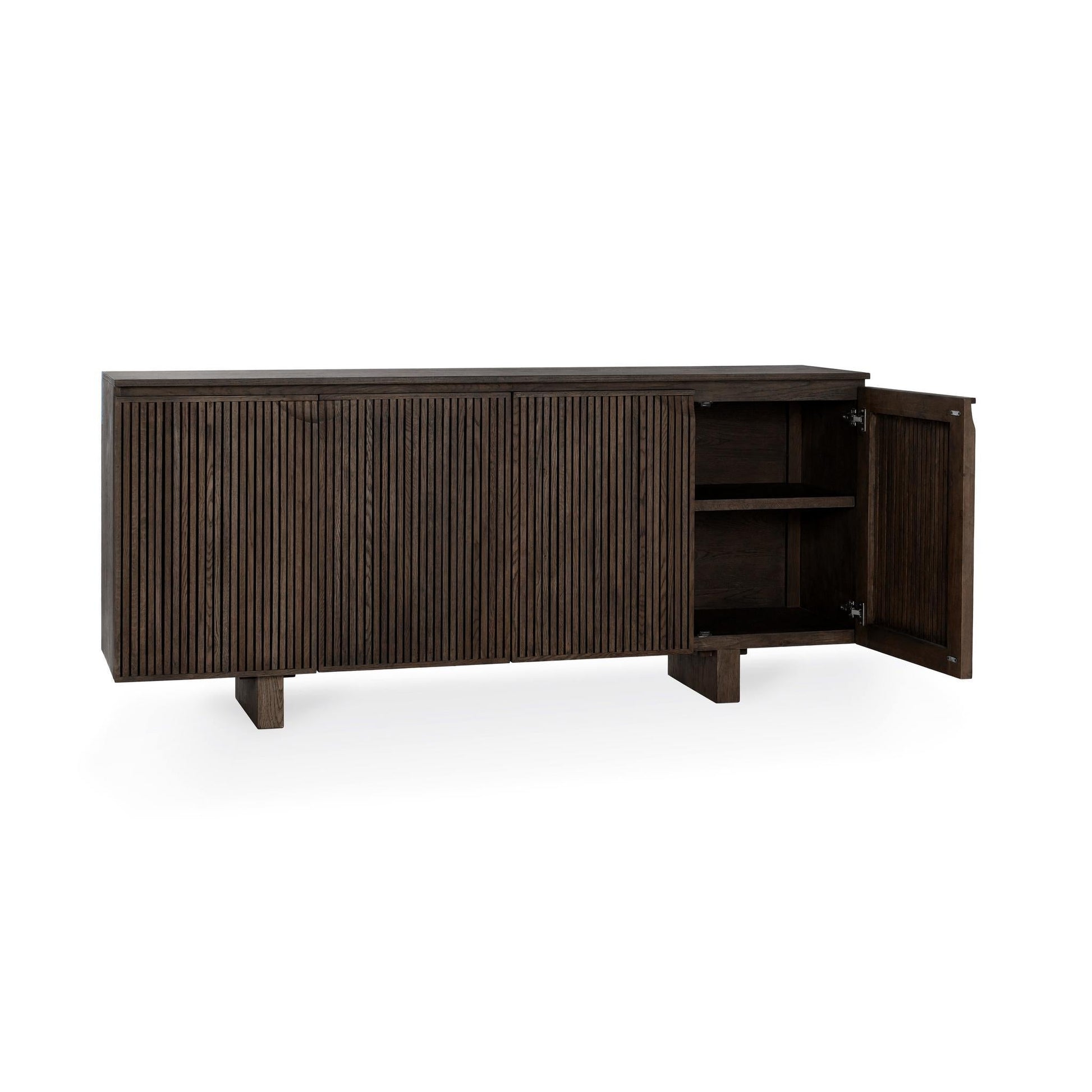 Roya 4 Door Cabinet - Toasted Brown