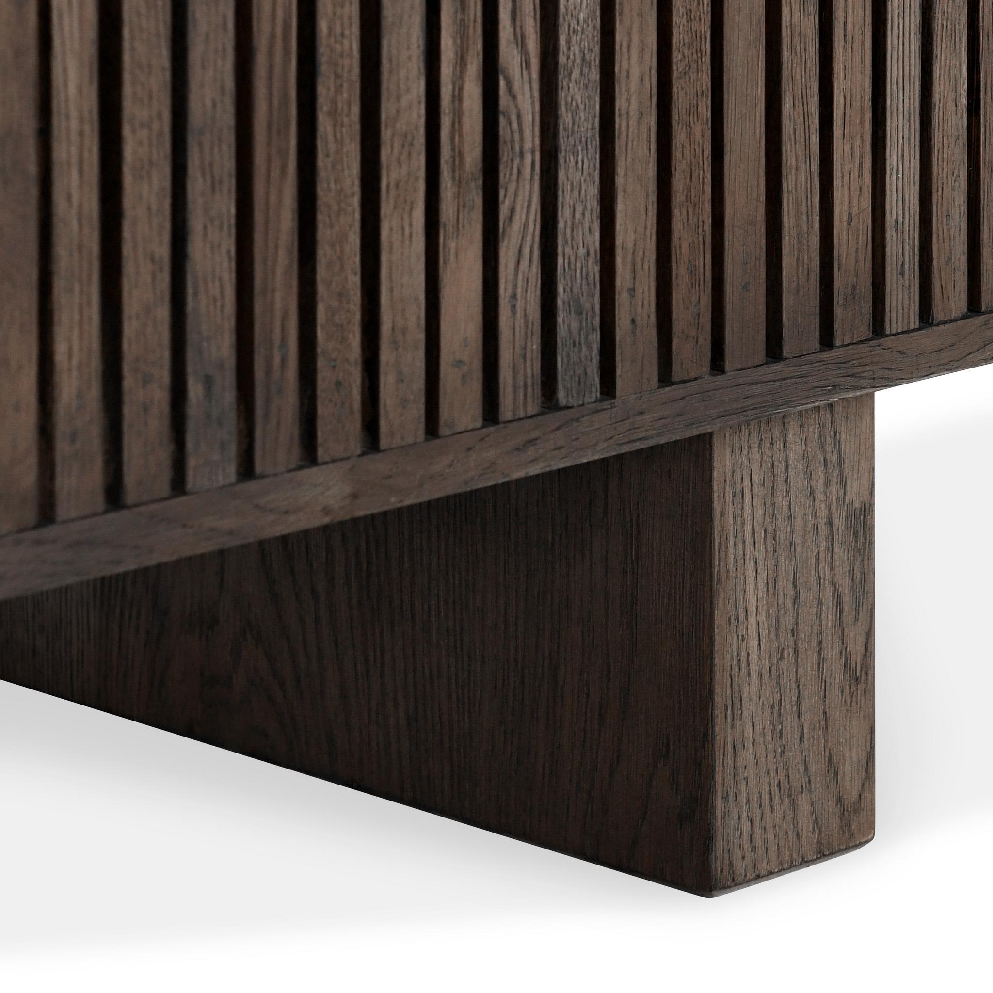 Roya 4 Door Cabinet - Toasted Brown