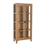 Crest Display Cabinet - Warm Natural
