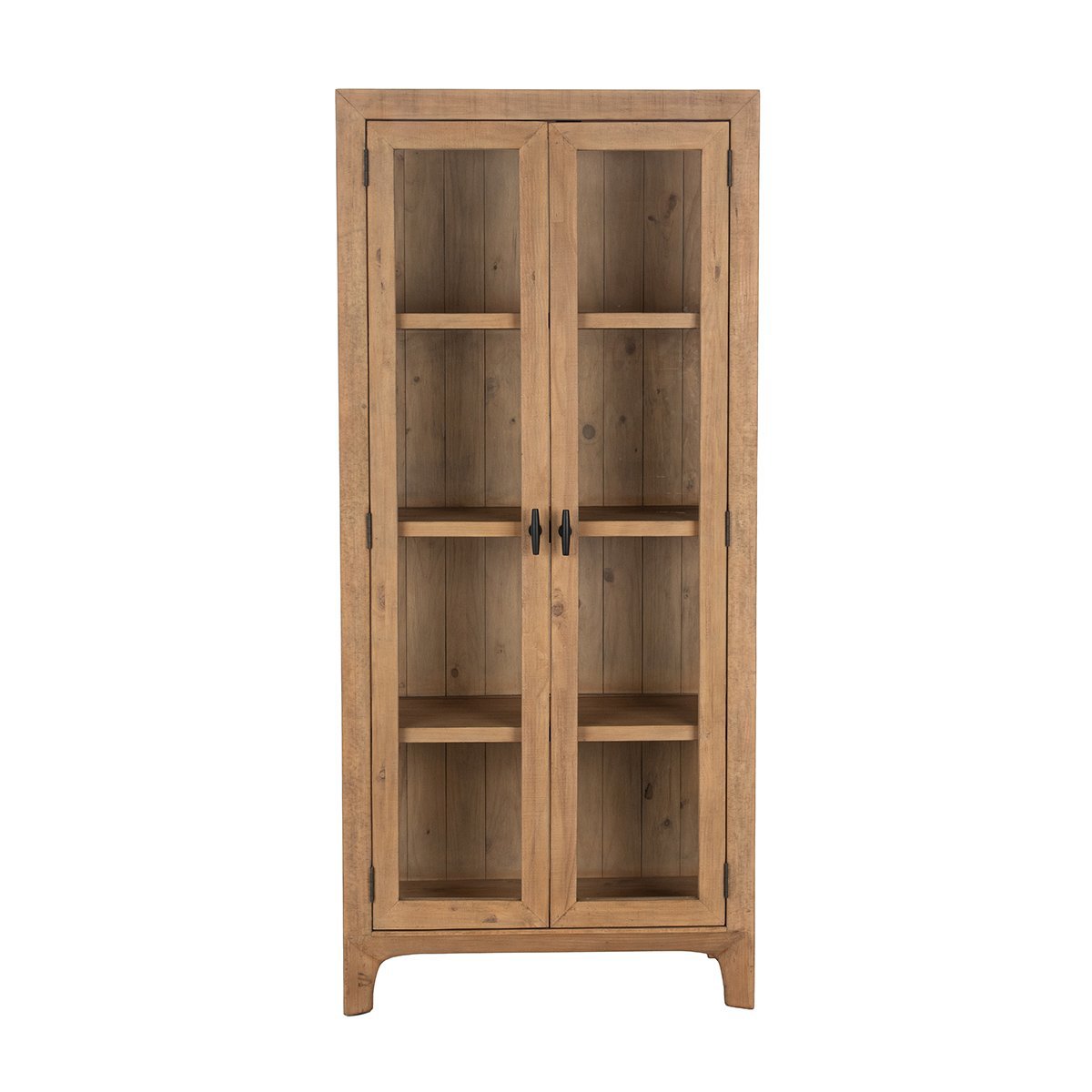 Crest Display Cabinet - Warm Natural