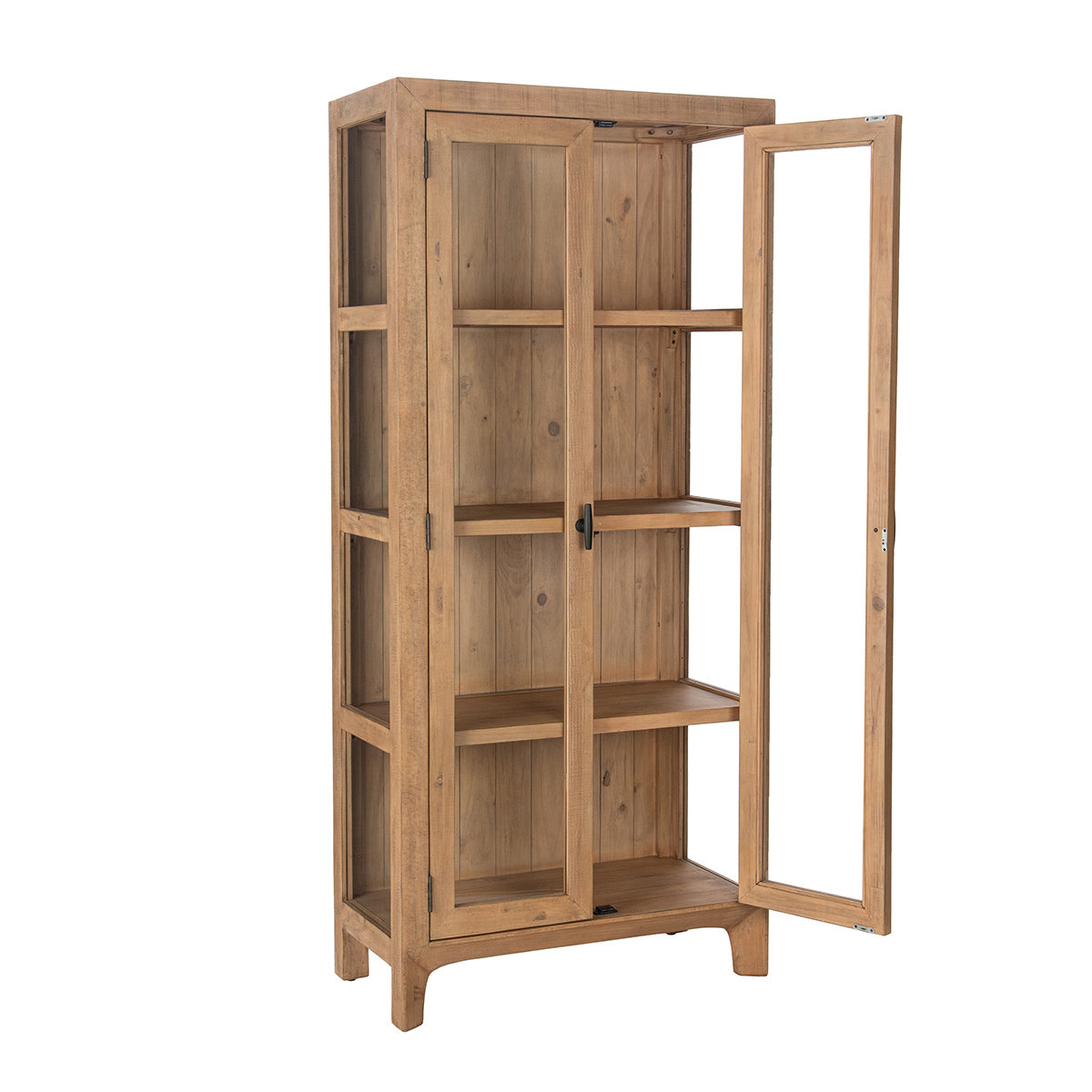 Crest Display Cabinet - Warm Natural