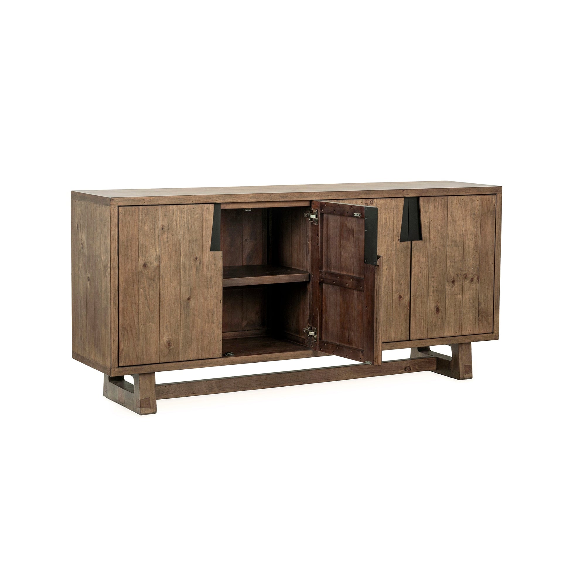Lyra 4 Door Buffet - Smoke Brown