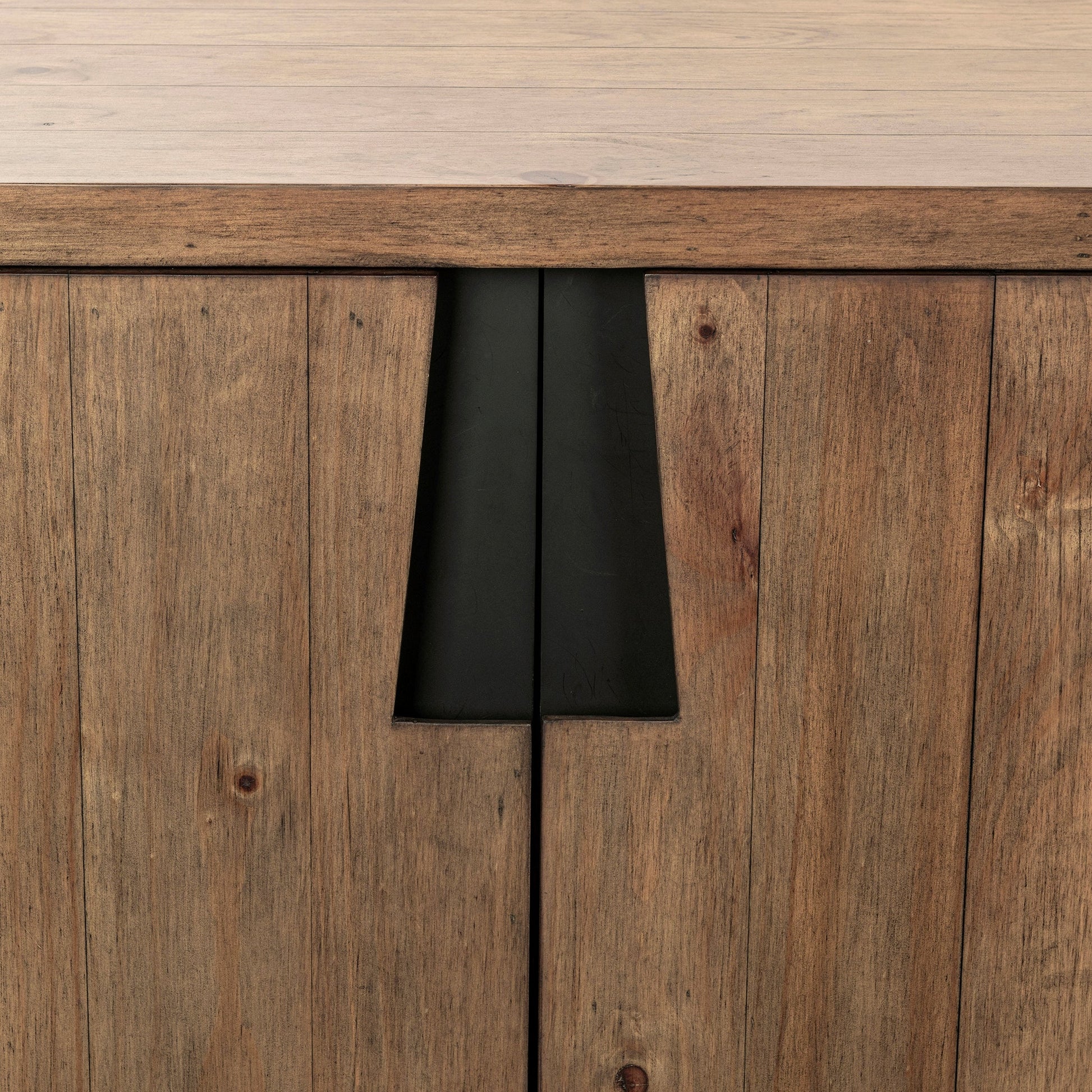 Lyra 4 Door Buffet - Smoke Brown