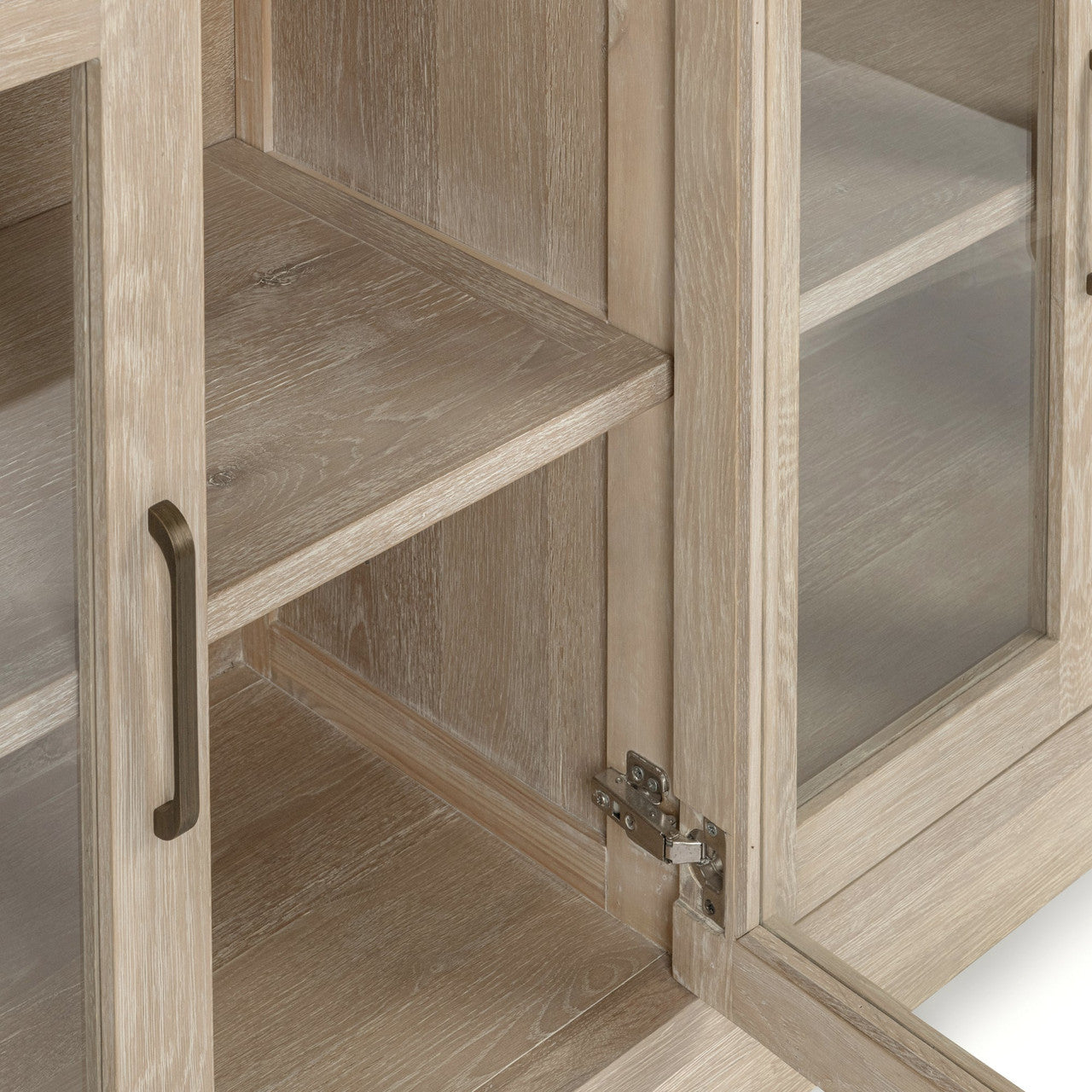 Vander Solid Wood 4Dr Buffet - Cream Washed
