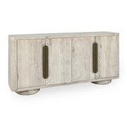 Tiber Solid Wood 4Dr Buffet - Cream Washed