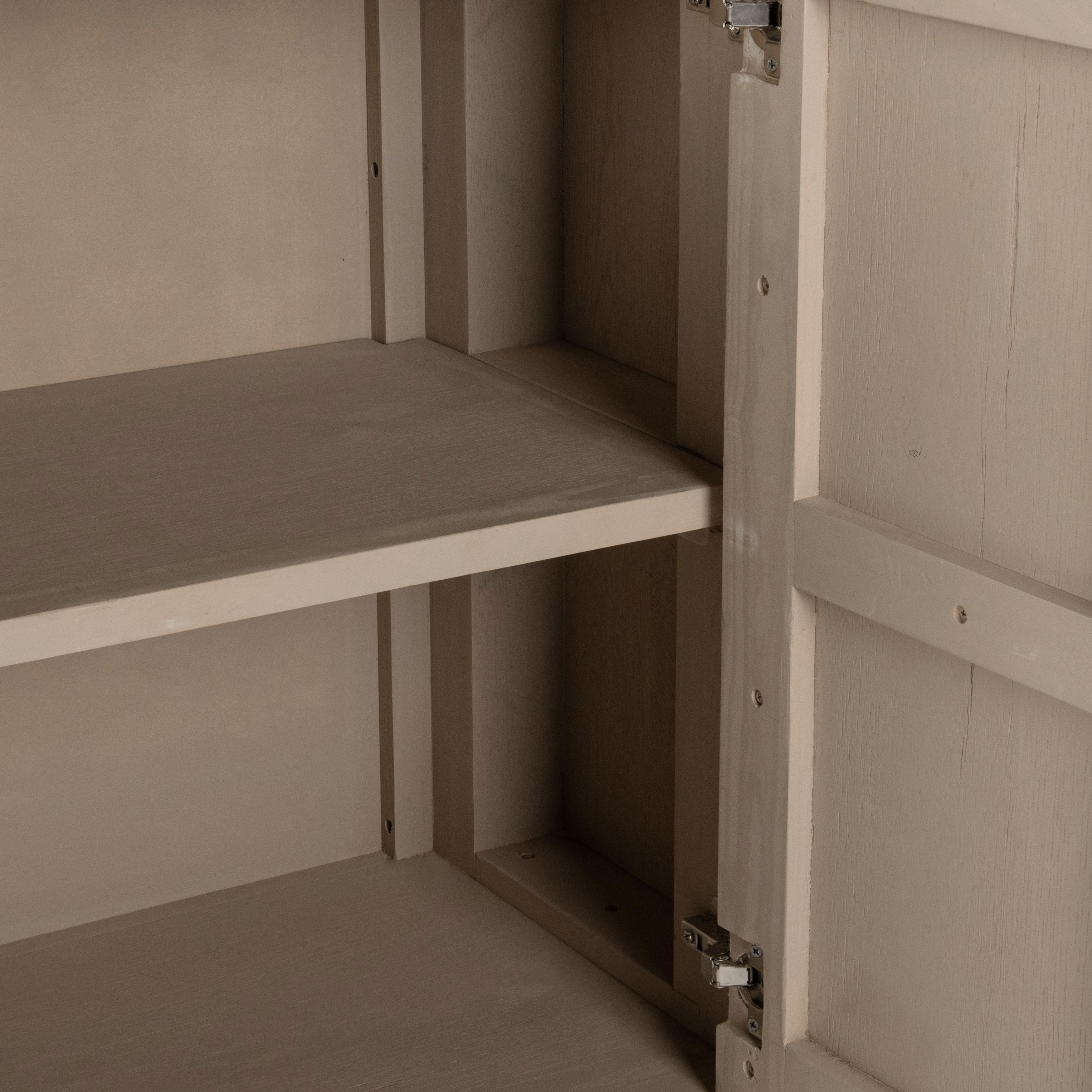 Tiber 4 Door Buffet - Cream Washed