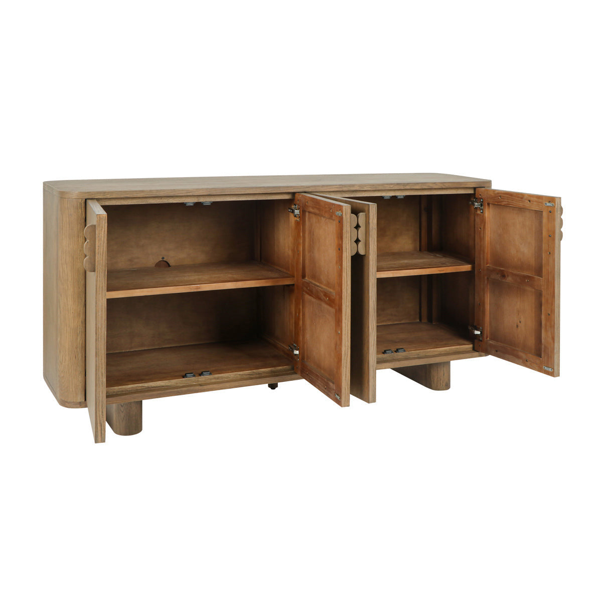 Tacoma Solid Wood 4Dr Sideboard