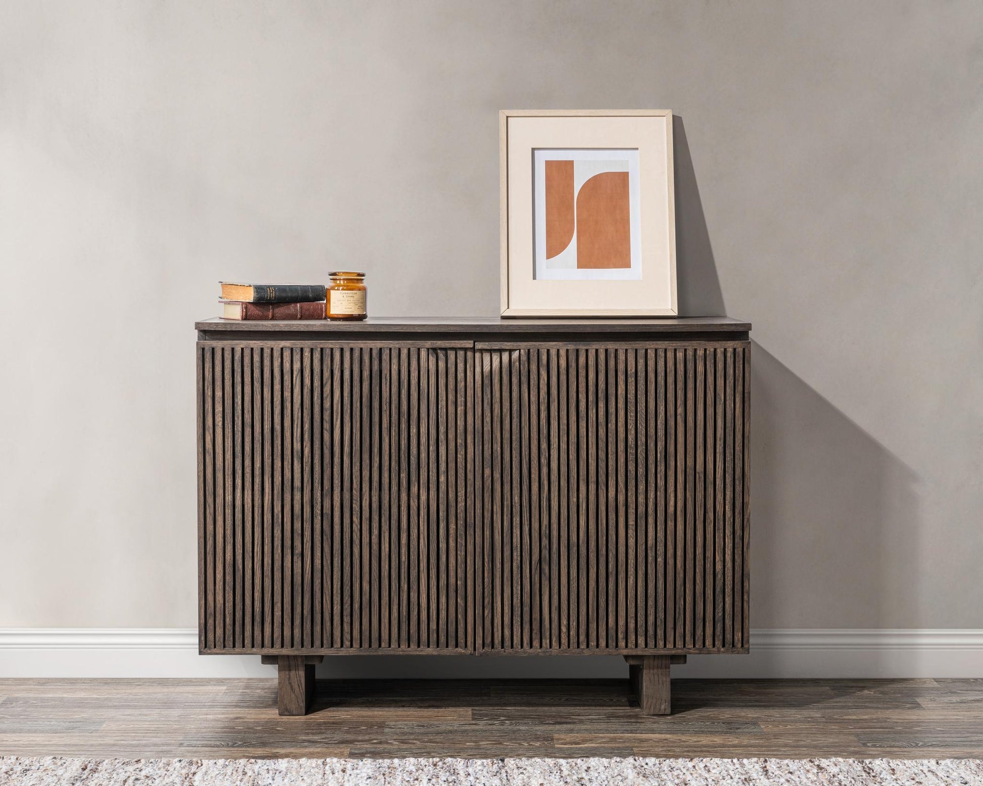 Roya 2 Door Cabinet - Toasted Brown