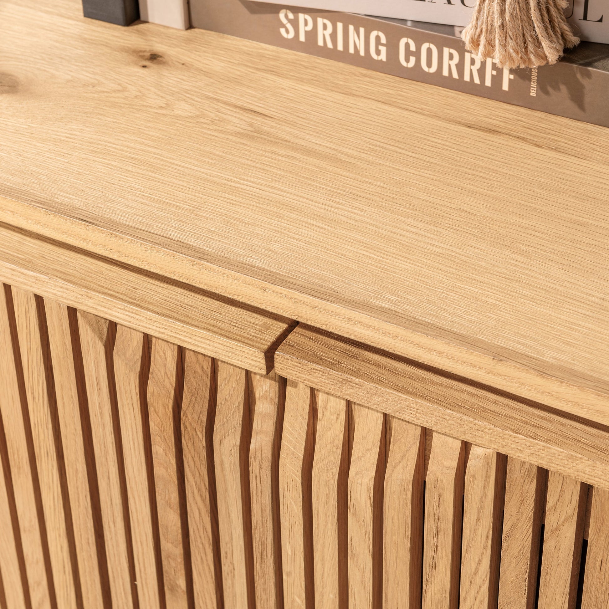 Roya 4 Door Cabinet - Natural